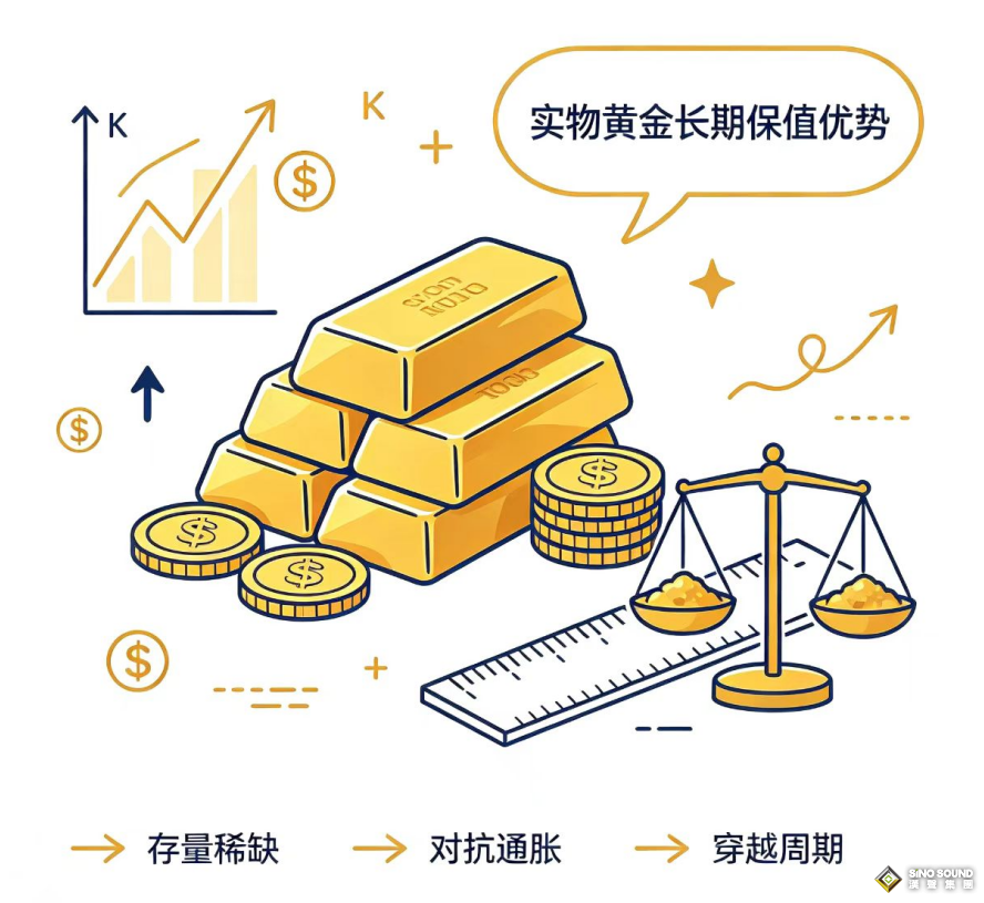 实物黄金长期保值优势分析
